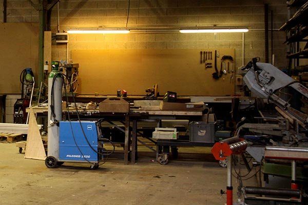 L’atelier de menuiserie à Pommeuse