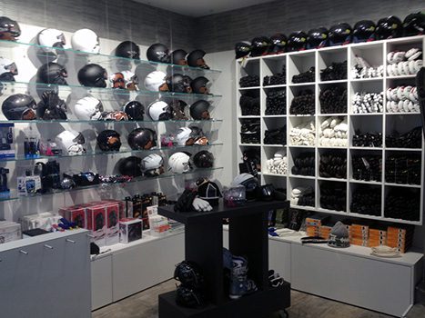 Agencement d’un magasin de skis à Courchevel