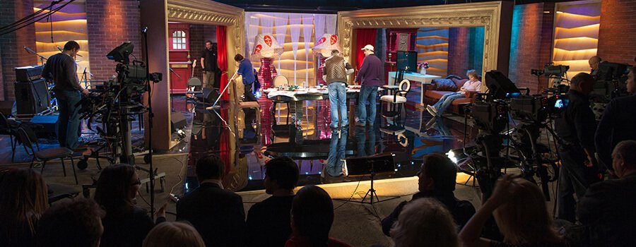 Décor de plateau télé